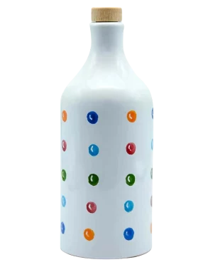 Orcio Pois in ceramica decorata con olio extravergine di oliva Muraglia